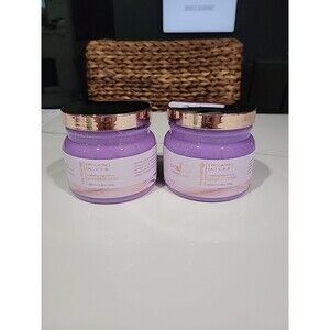 Manna Kadar Beauty Sea Minerals Exfoliating Salt Scrub Lavender Sage Lot 2 NEW